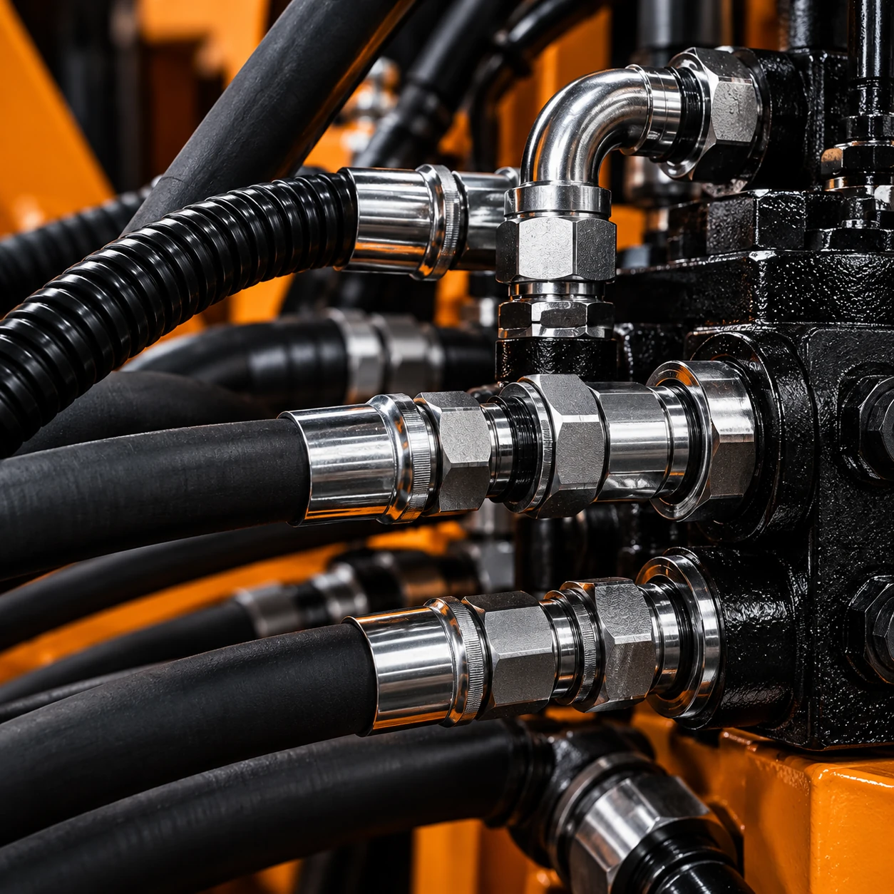 Montaż i modernizacje przewodów oraz złączy hydraulicznych