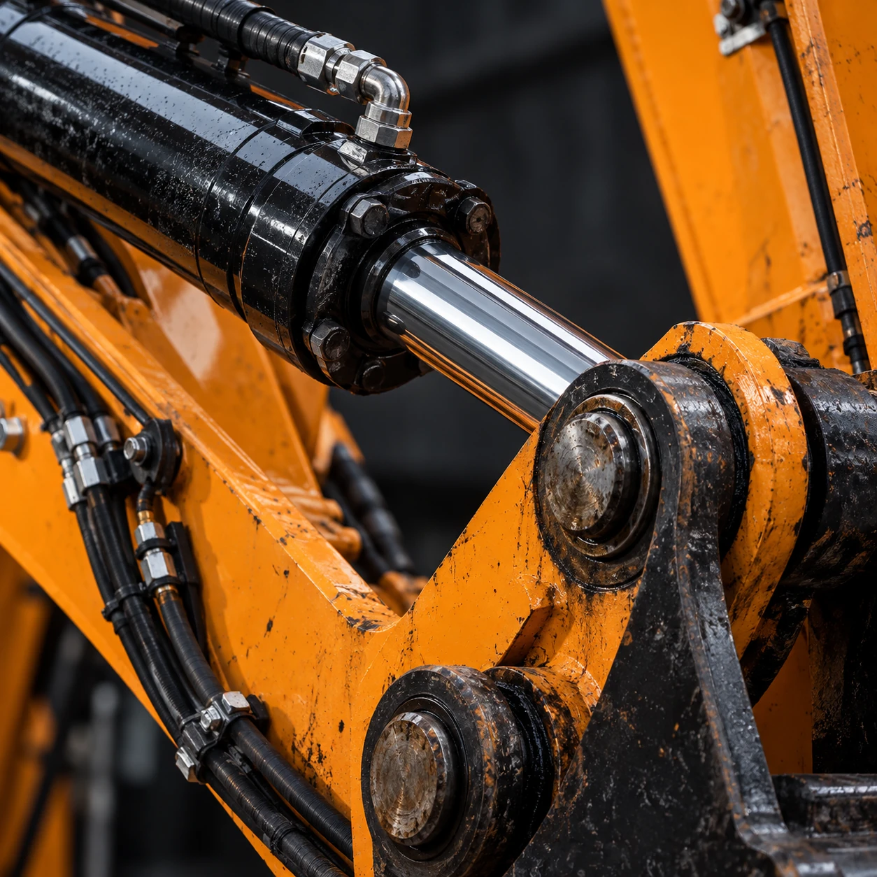 Serwis maszyn budowlanych z hydrauliką siłową
