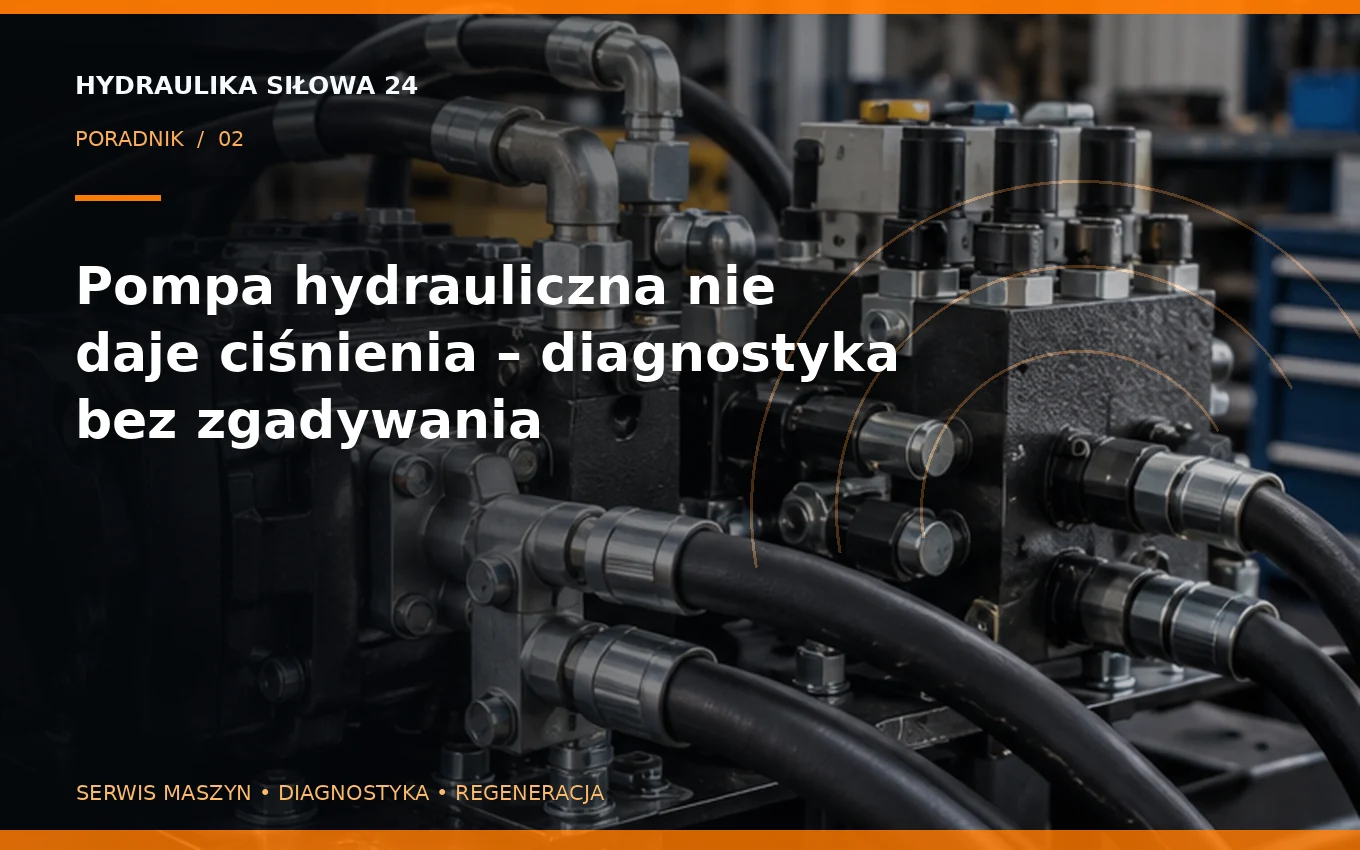 Pompa hydrauliczna nie daje ciśnienia – diagnostyka bez zgadywania