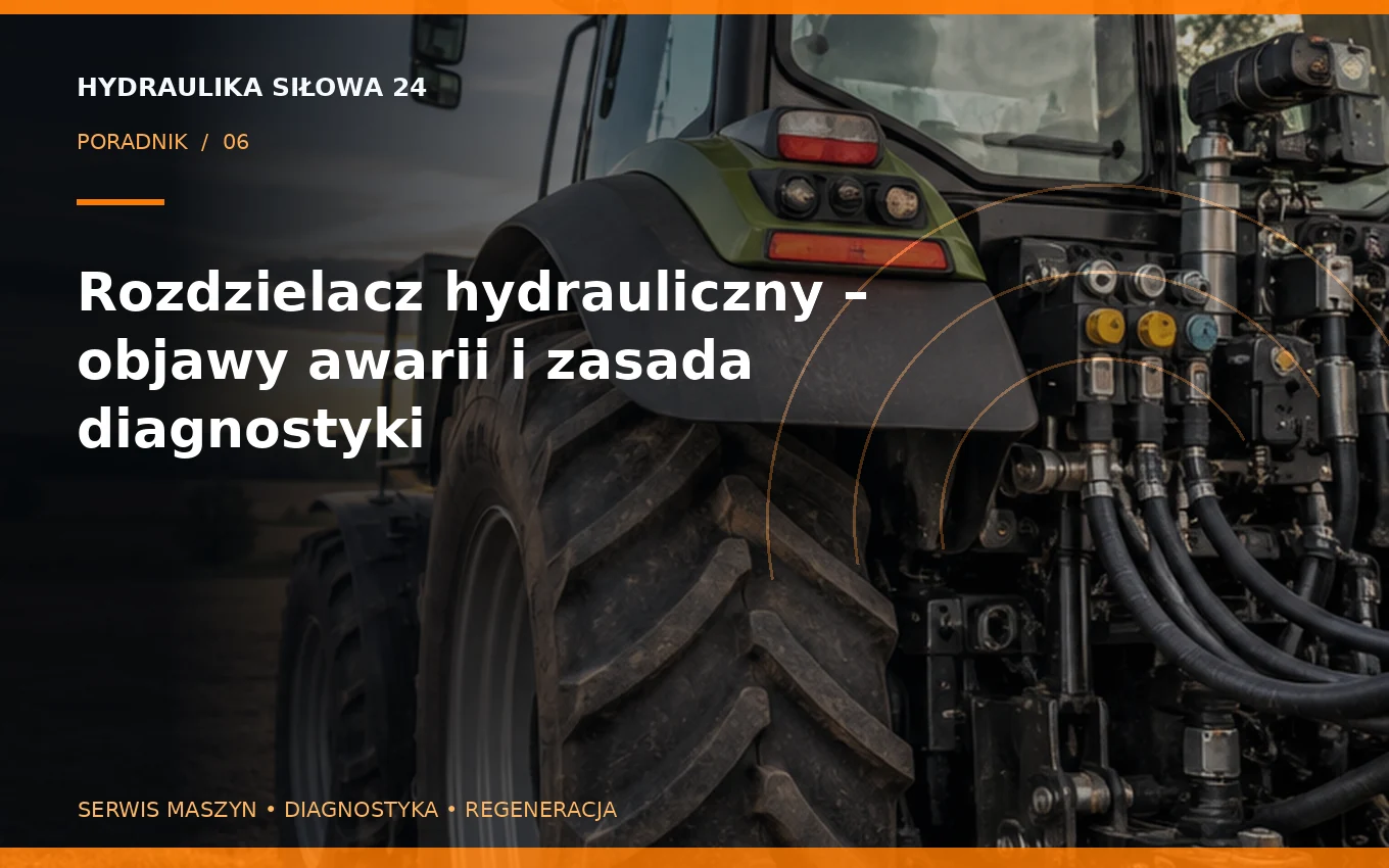 Rozdzielacz hydrauliczny – objawy awarii i zasada diagnostyki