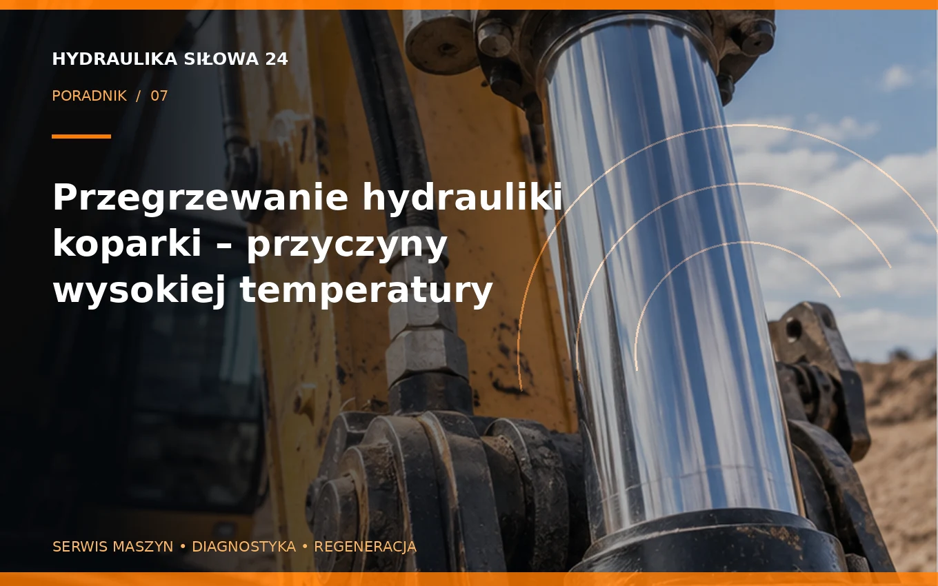 Przegrzewanie hydrauliki koparki – przyczyny wysokiej temperatury