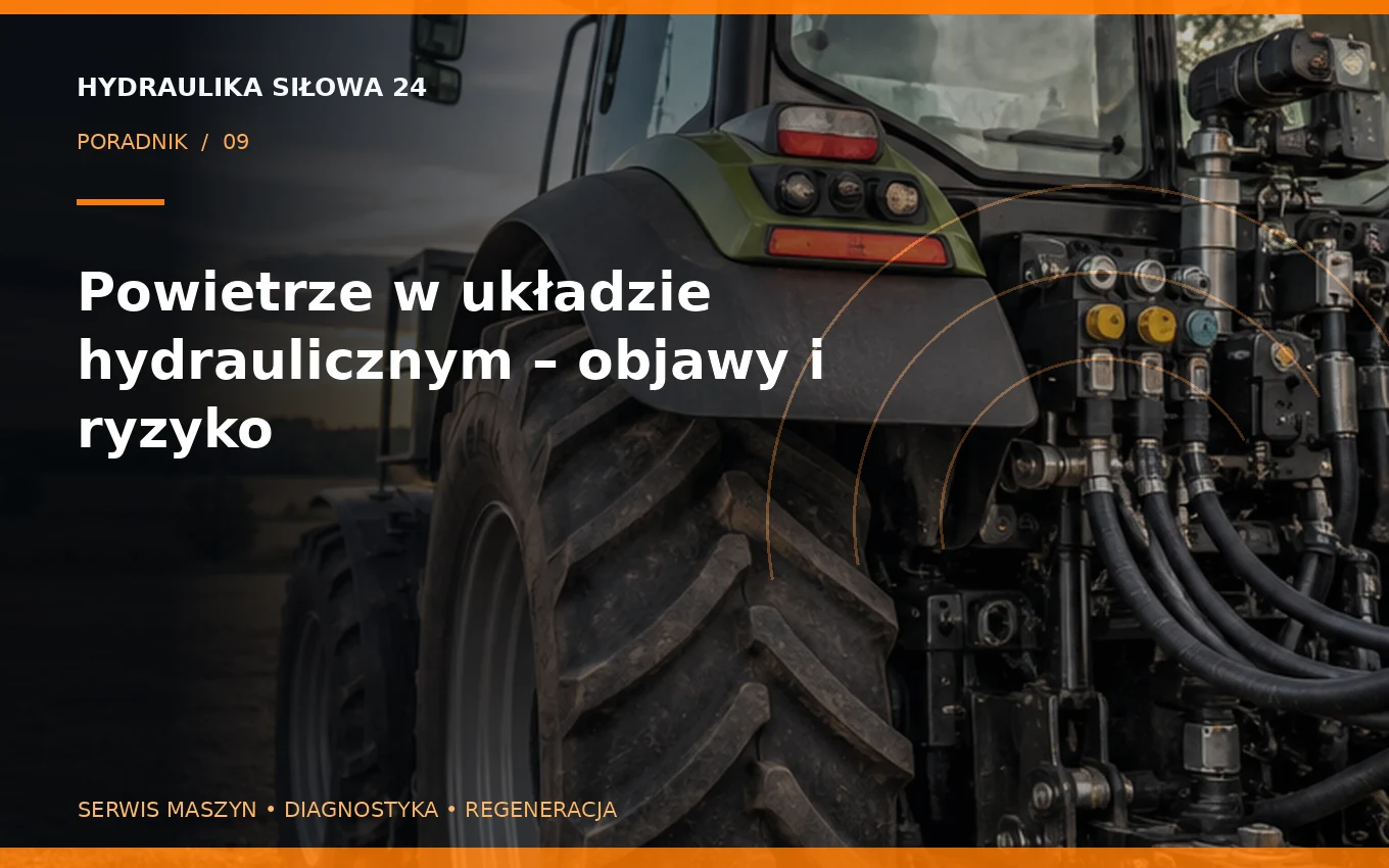Powietrze w układzie hydraulicznym – objawy i ryzyko