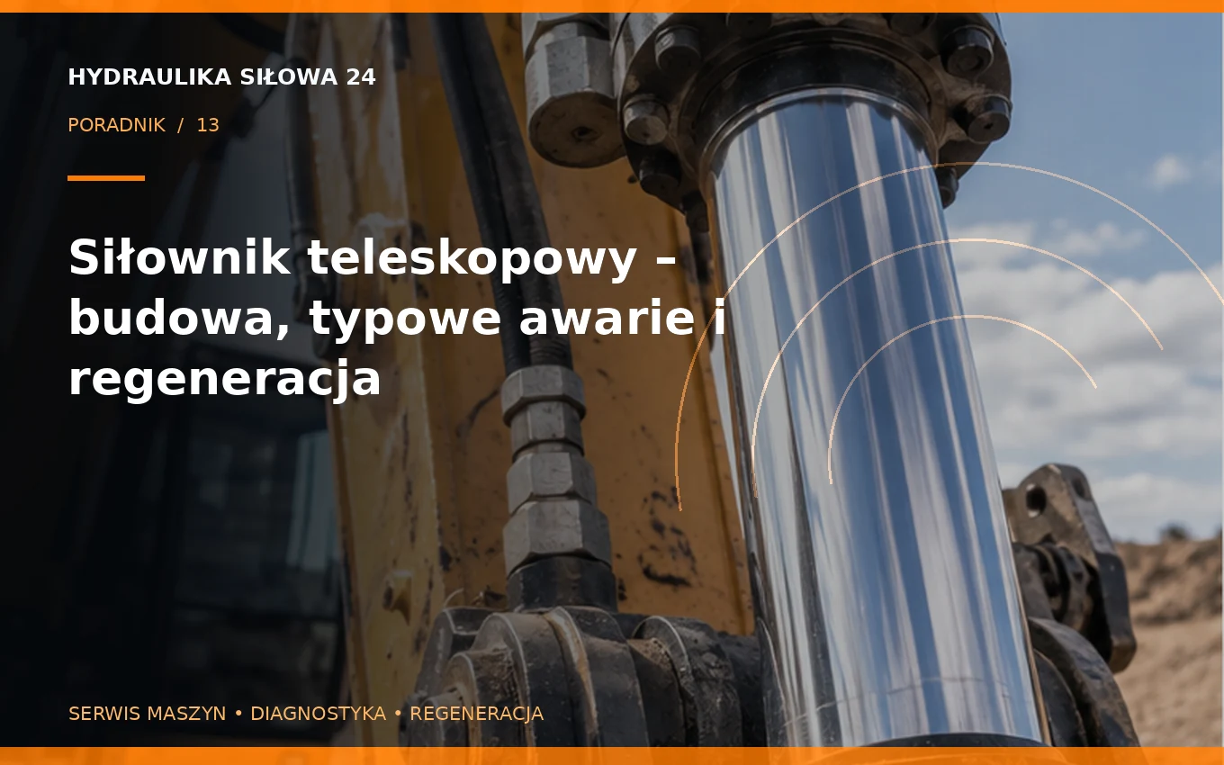 Siłownik teleskopowy – budowa, typowe awarie i regeneracja